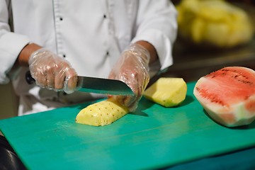 Image showing buffet food