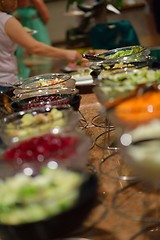 Image showing buffet food