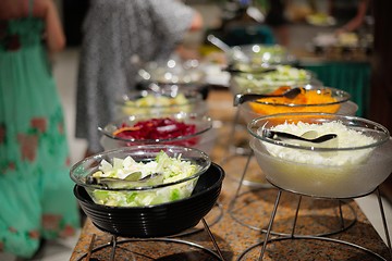 Image showing buffet food