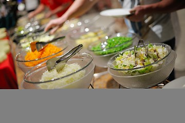 Image showing buffet food