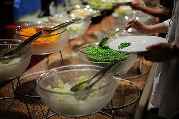 Image showing buffet food