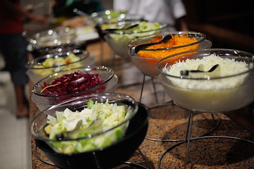 Image showing buffet food