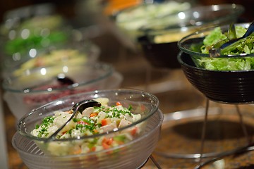 Image showing buffet food