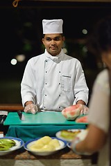 Image showing buffet food