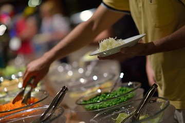 Image showing buffet food