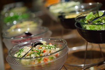 Image showing buffet food