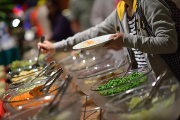 Image showing buffet food