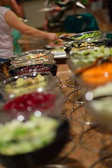 Image showing buffet food