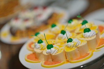 Image showing buffet food