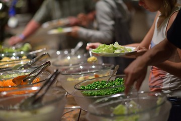 Image showing buffet food