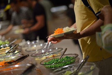 Image showing buffet food