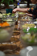 Image showing buffet food