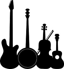 Image showing Instruments Black