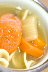 Image showing turkey noodle soup