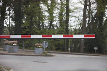 Image showing Road traffic barrier or boom