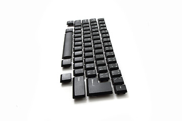 Image showing easy black keyboard 