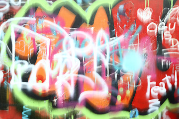 Image showing graffiti background (street art)