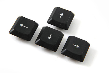 Image showing keyboard keys - arrows 