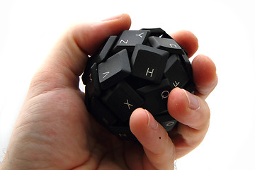 Image showing keyboard sphere - new input device 