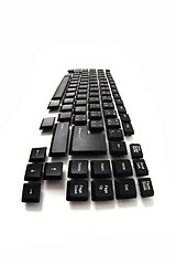 Image showing easy black keyboard 