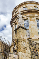 Image showing statue of Caesar Augustus in Tarragona, Spain