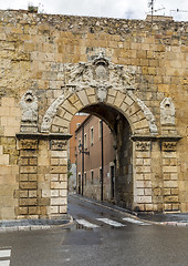 Image showing A view of Passeig de Sant Antoni and Torre de Pilats, in Tarragona, Spain