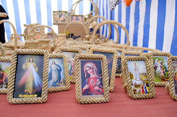 Image showing religion maria jesus picture icon frame market 