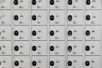 Image showing Lockers