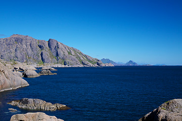 Image showing Rocky norwegian coast