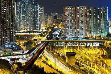 Image showing Hong Kong at night