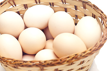 Image showing Eggs isolated on white background