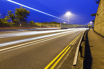 Image showing Traffic highway in city