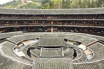 Image showing Fujian Tulou house in China