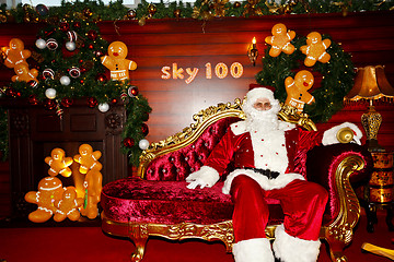 Image showing Santa Claus in Hong Kong