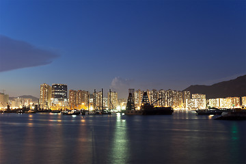 Image showing Hong Kong at night