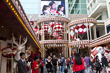 Image showing Christmas in Hong Kong