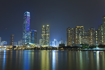 Image showing Hong Kong at night