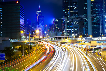 Image showing Modern city at night