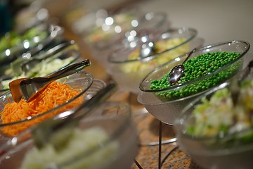 Image showing buffet food