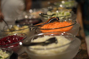 Image showing buffet food