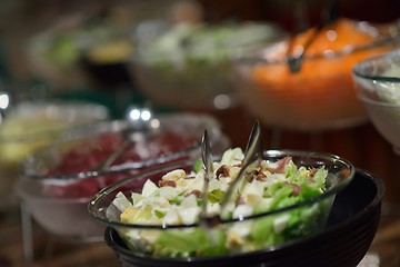 Image showing buffet food