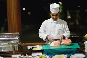 Image showing buffet food