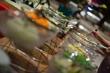 Image showing buffet food