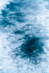 Image showing the tropical sea with blue water, Maldives