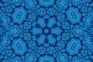 Image showing Abstract blue background