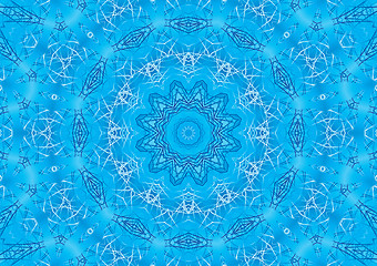 Image showing Blue abstract background