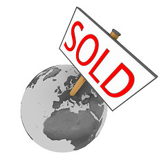 Image showing Sold planet