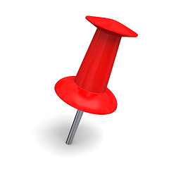 Image showing Red pin