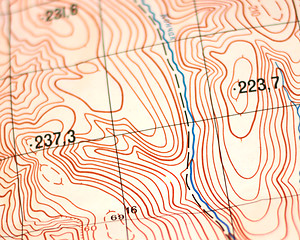 Image showing topographic map