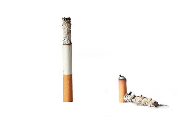 Image showing two cigarettes 